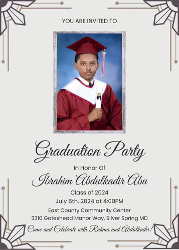 🎓 Announcing the Graduation of Ibrahim Abdulkadir, Class of 2024! 🎓 🎉